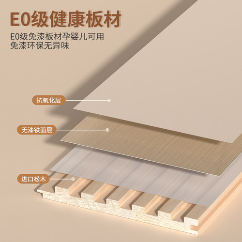 实木格栅板电视背景墙护墙板墙小长城凹凸形木饰面板隔栅板装饰板 - 图0