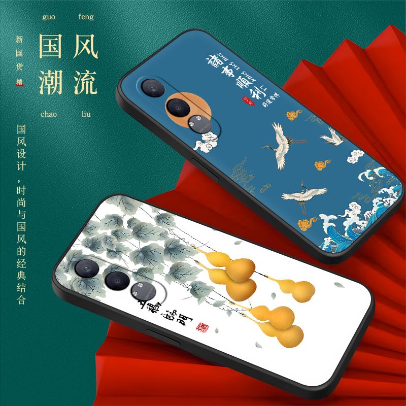 秋昊适用于oppok12x全包防摔手机壳pjt110软硅胶男女保护套opop欧珀k12x时尚新款国风彩绘外壳oppok12x妈妈用 - 图2