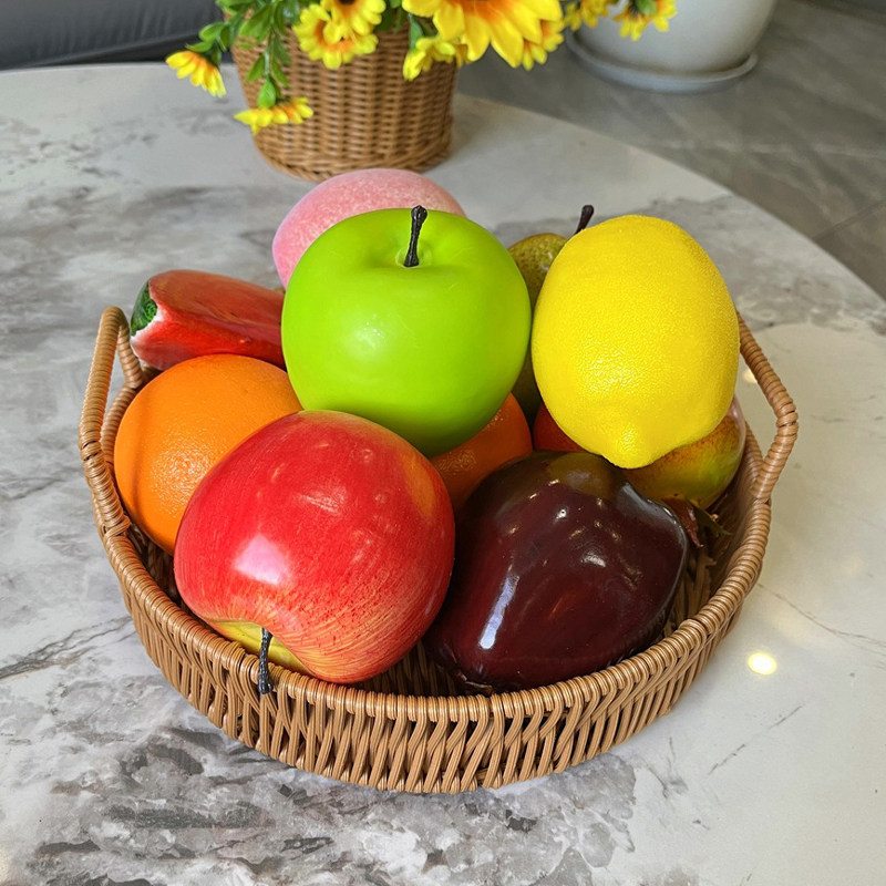 仿真水果假苹果橙子桃子柠檬香蕉拍照模型道具厨窗样板间装饰摆件,淘宝优惠券,粉丝福利购,淘宝优惠卷