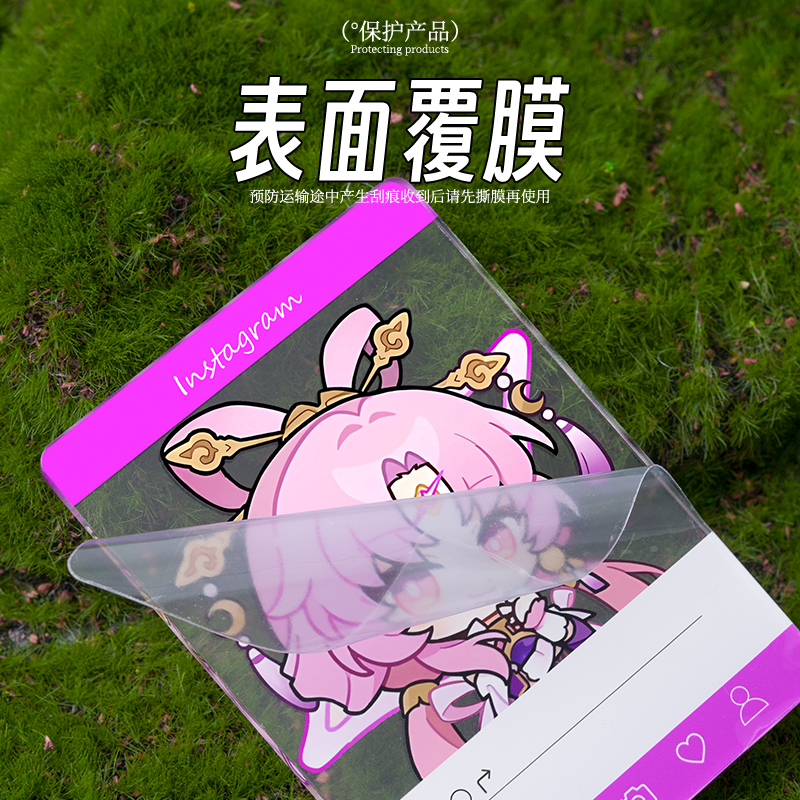 亚克力透卡定制周边pvc胶片拍立得ins模板无料自印全透小卡二次元 - 图1