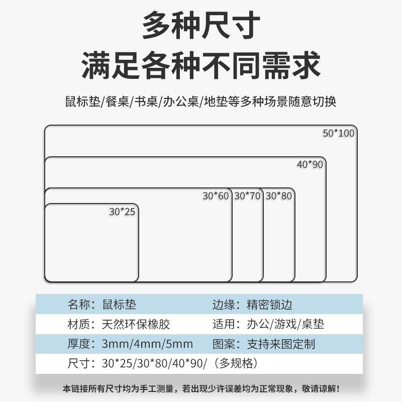 英雄联盟超大号鼠标垫金克丝加厚LOL电竞游戏办公胶电脑滑鼠桌垫 - 图3