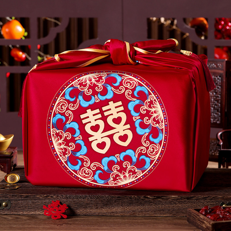 高档刺绣结婚包袱皮新娘陪嫁用品订婚庆专用红包裹布婚礼用品大全,淘宝优惠券,粉丝福利购,淘宝优惠卷