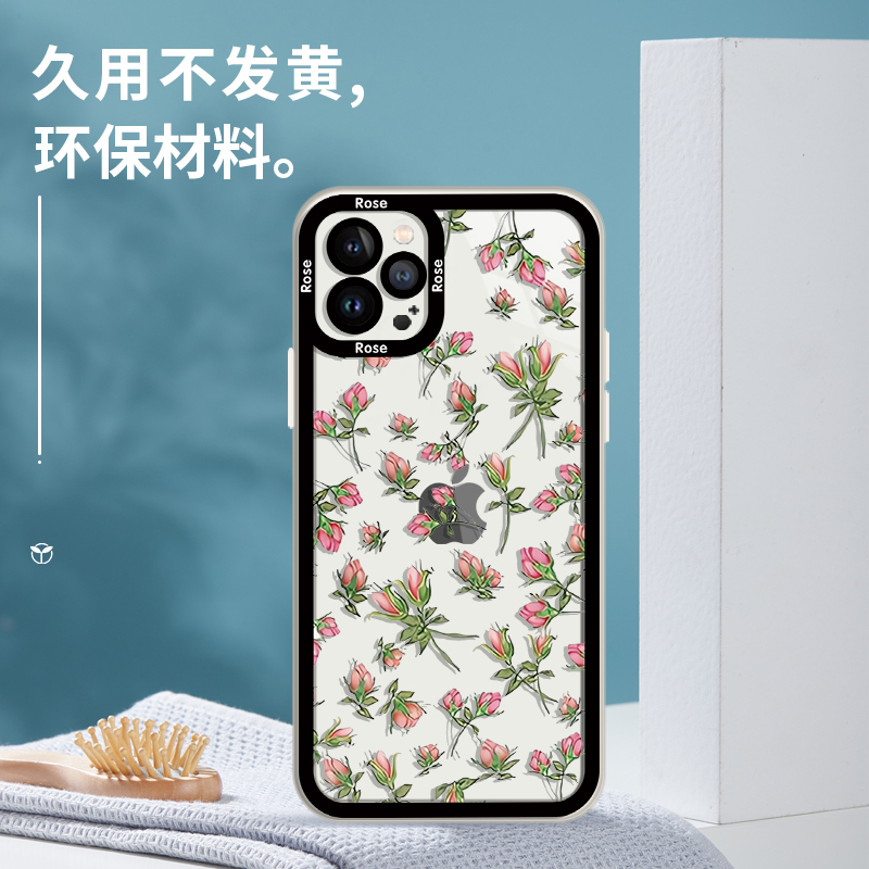 朴彩英同款手机壳苹果13华为mate40明星rose联名iPhone14promax韩国blackpink小米11OPPO12vivo可爱30周边50x-图2