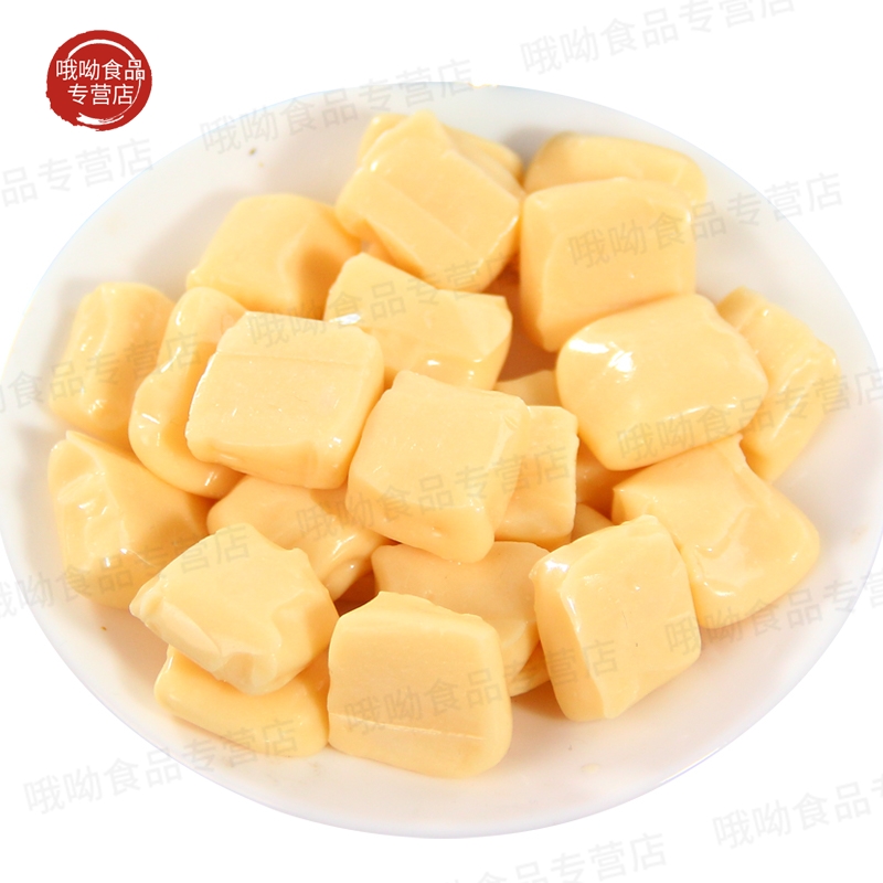 金丝猴奶糖500g老式牛奶方糖结婚喜糖一整箱约640颗怀旧零食年货