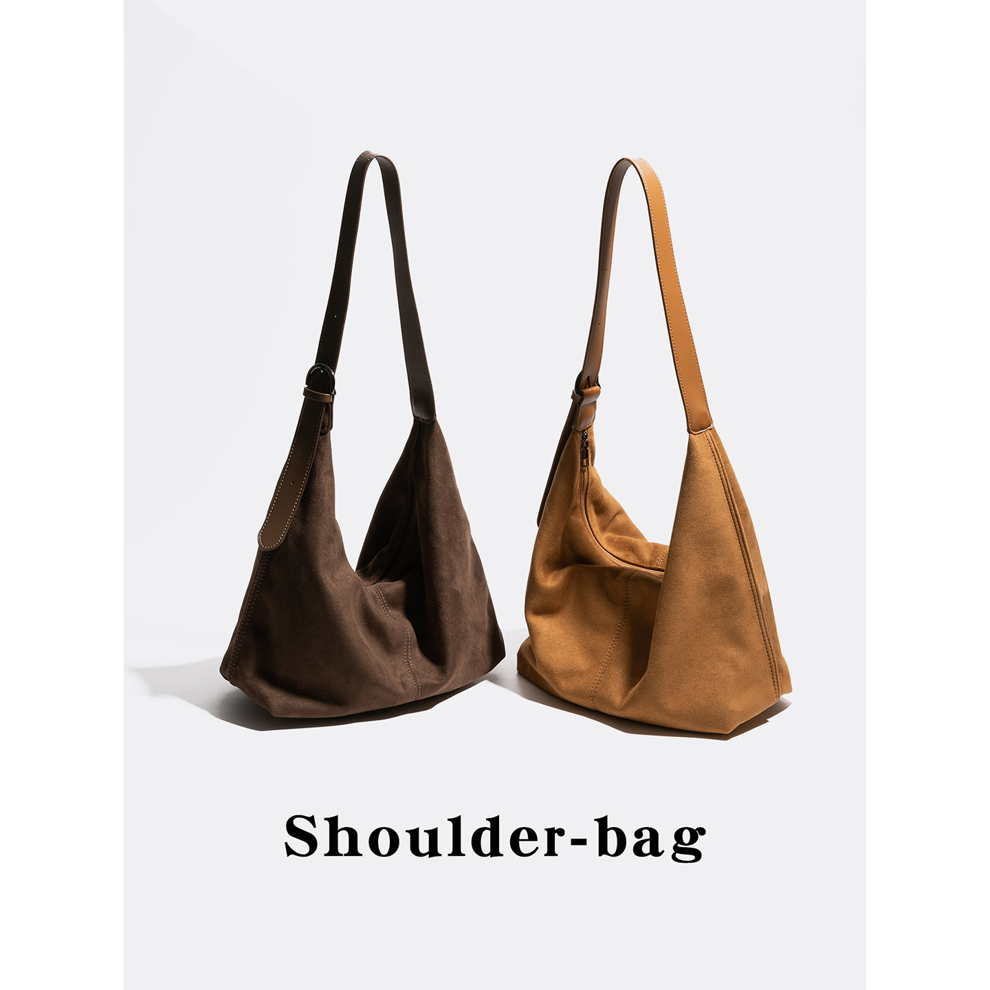 MABULA小众麂皮绒托特包女2025秋冬复古单肩包大容量高级感手提包,淘宝优惠券,粉丝福利购,淘宝优惠卷