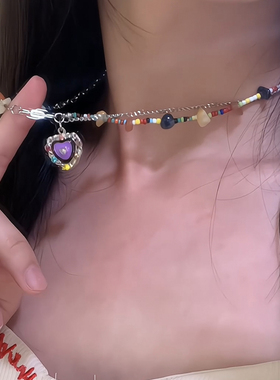 颈链ins冷淡风项链甜酷