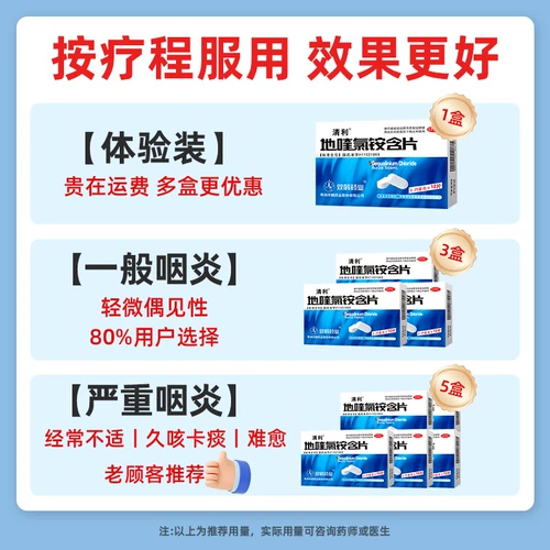 清利 Земный олигфий хлорид таблетки 0,25 мг*12 таблетки/коробка Острый хронический фарингит пероральный язва гингивит