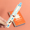 Andersen fairy tale paper-cut elements brass bookmark ruler