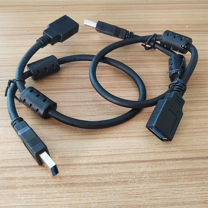 USB3.0公对母双磁环延长线/AM-AF U盘鼠标电脑医疗数码设备多层铝箔屏蔽128支金属编抗干扰/5G高快速传输速度,淘宝优惠券,粉丝福利购,淘宝优惠卷