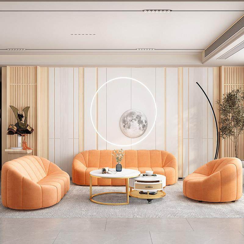 小户型沙发茶几组合北欧家用客厅布艺办公室创意休闲洽谈家具简约,淘宝优惠券,粉丝福利购,淘宝优惠卷