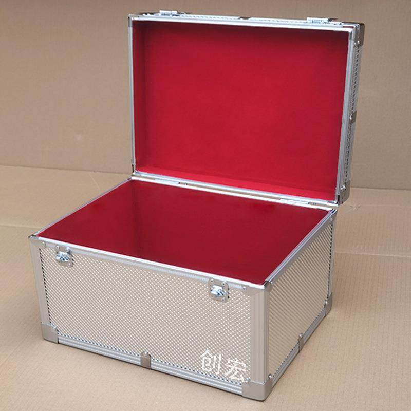 大号铝合金票据箱收纳箱储物箱收银零钱箱现金盒印章箱文件工具箱,淘宝优惠券,粉丝福利购,淘宝优惠卷