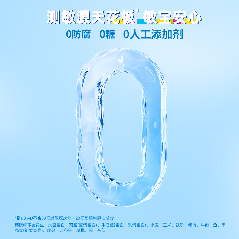 Ddrops滴卓思新生儿启航礼盒婴儿维生素D3+AD+钙镁锌春季补钙送礼