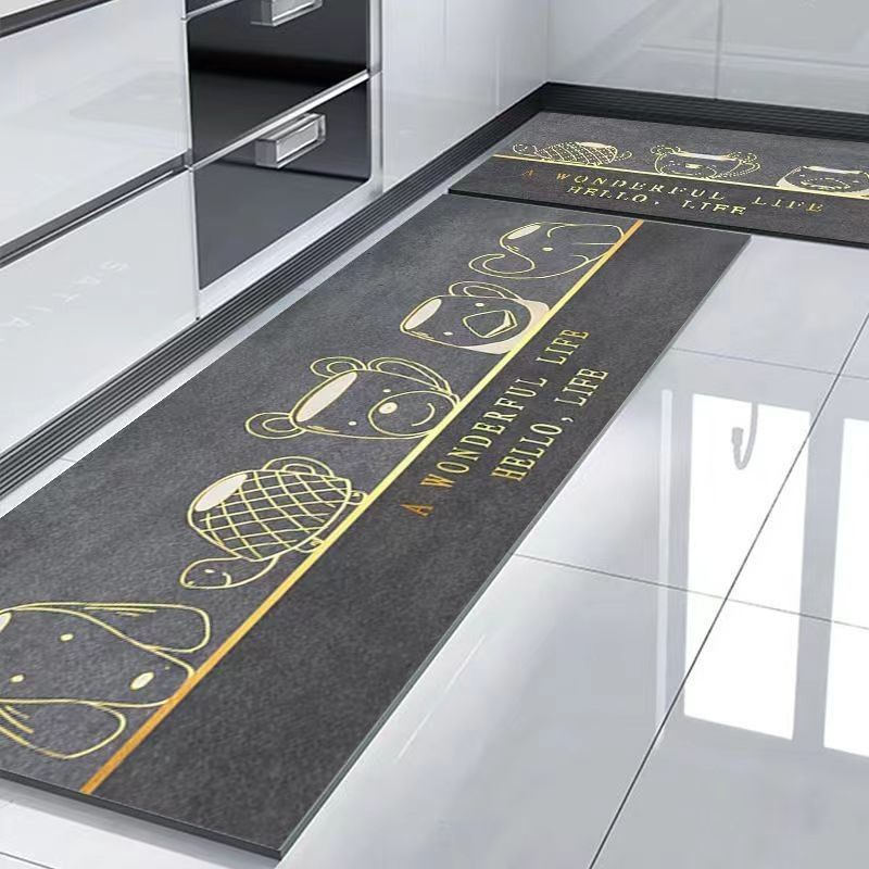 厨房防滑地垫硅藻泥吸水吸油长条耐脏脚垫进门浴室卫生间门口防摔,淘宝优惠券,粉丝福利购,淘宝优惠卷