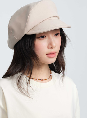英伦风报童帽女夏季显脸小百搭