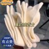 Summer mid-calf socks, white socks, women's solid color pile socks, confinement socks, long socks, home and daily use