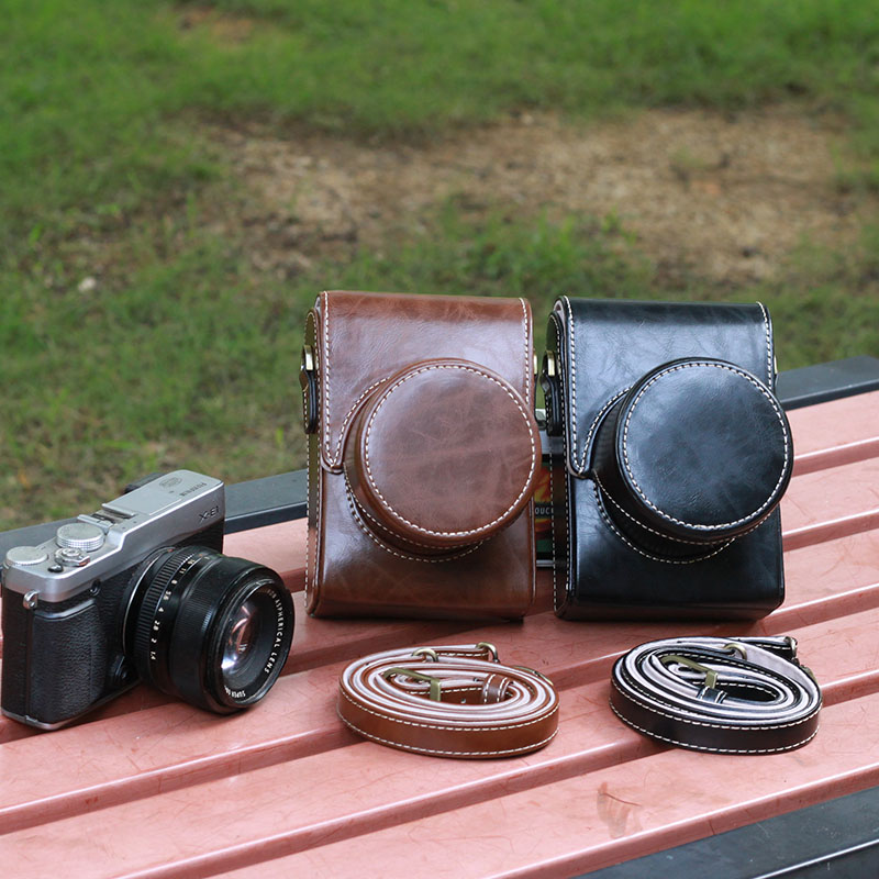 徕卡Q2相机包Q3富士XE4皮套3 2S XA7/20 5佳能微单m200 100保护套10竖款m3奥林巴斯ep7单肩5摄影包epl10 97 - 图1
