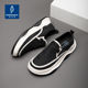 Padaso new men's comfortable and fashionable slip-on men's shoes Japanese retro casual shoes breathable cloth shoes 230466