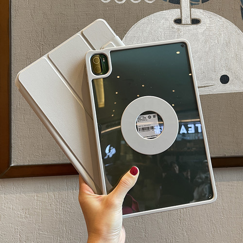 盈来720磁吸适用小米平板pad8保护壳旋6spro12.4横竖屏7pro保护套亚克力6max14防摔全包边透明无笔槽搭扣防污 - 图0