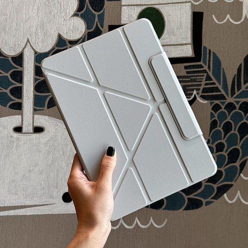 盈来适用小米8平板pad7保护套包边防摔磁吸搭扣3+y一体11软胶6spro12.4红米三折平板se壳Redmipad带笔槽防弯 - 图3