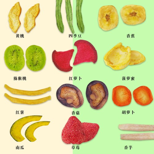 综合什锦果蔬脆片蔬菜干水果干零食混合装香菇秋葵脆孕妇儿童零食 - 图0