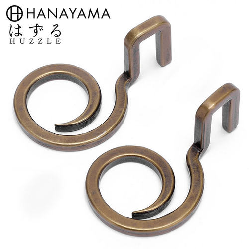 HANAYAMA魔金钩解环减压益智正版烧脑金属玩具Puzzle礼物难度2 - 图2
