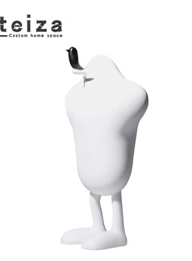 大理石白色样板间书房创意摆件