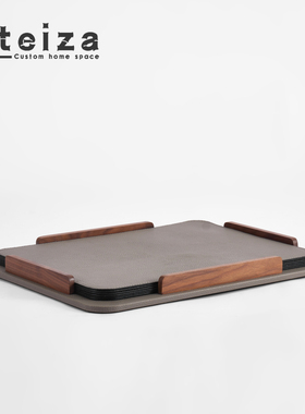 黑白售楼处摆件大理石简约