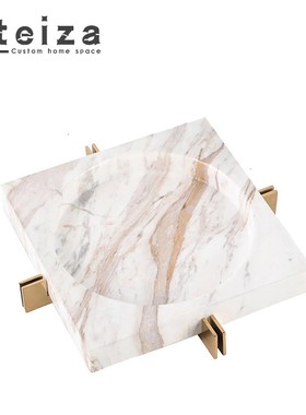 新古典风茶几雪茄烟灰缸装饰品