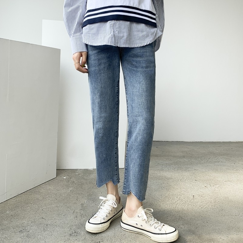 孕妇秋季外穿直筒裤韩版宽松休闲裤 可想母婴孕妇直筒裤