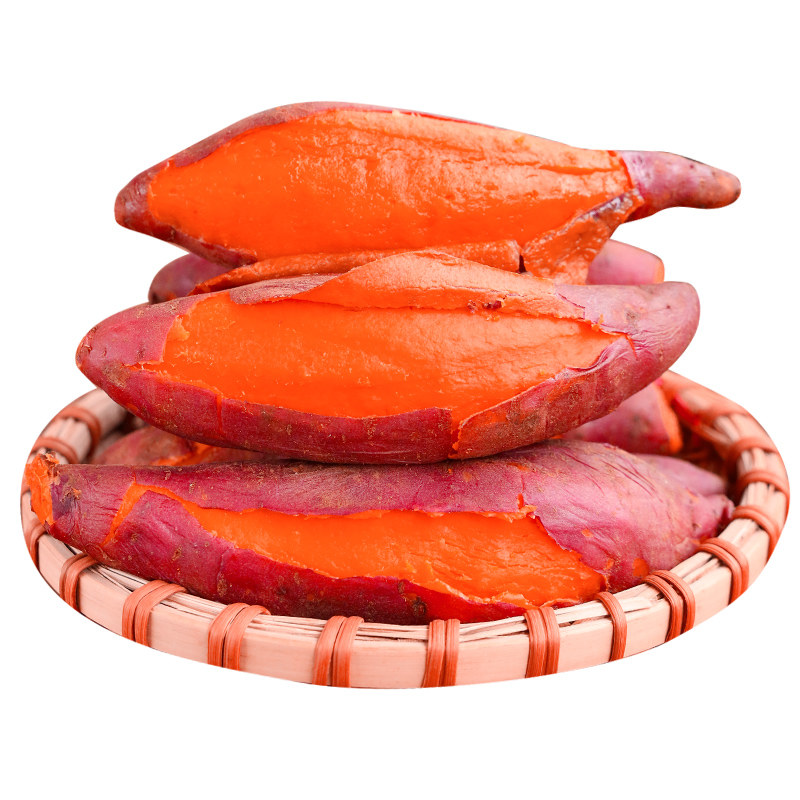 正宗六鳌红心蜜薯新鲜糖心板栗红薯 果脆美番薯