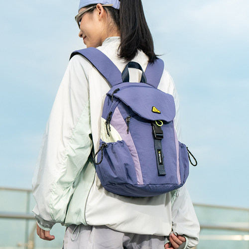 ACROSS双肩包女旅游轻便高颜值书包小型防水大学生轻户外背包电脑 - 图1