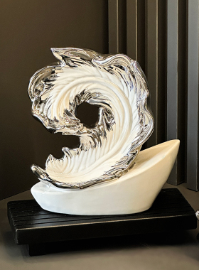 轻奢一帆风顺帆船摆件