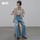 LOWRYS FARM suits women's summer 2026 new style with linen capable solid color jacket 5-quarter sleeve jacket 621565