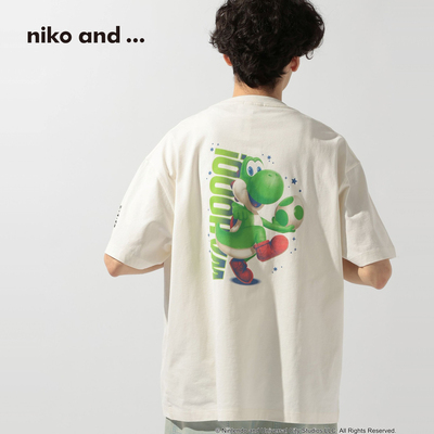 niko and ...马里奥联名2026夏季新款棉质印花短袖T恤647528