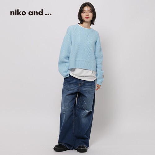 niko and ...WILLIAM系列2026秋季新款甜美系带针织毛衣600947 - 图2
