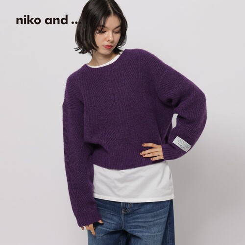 niko and ...WILLIAM系列2026秋季新款甜美系带针织毛衣600947 - 图0