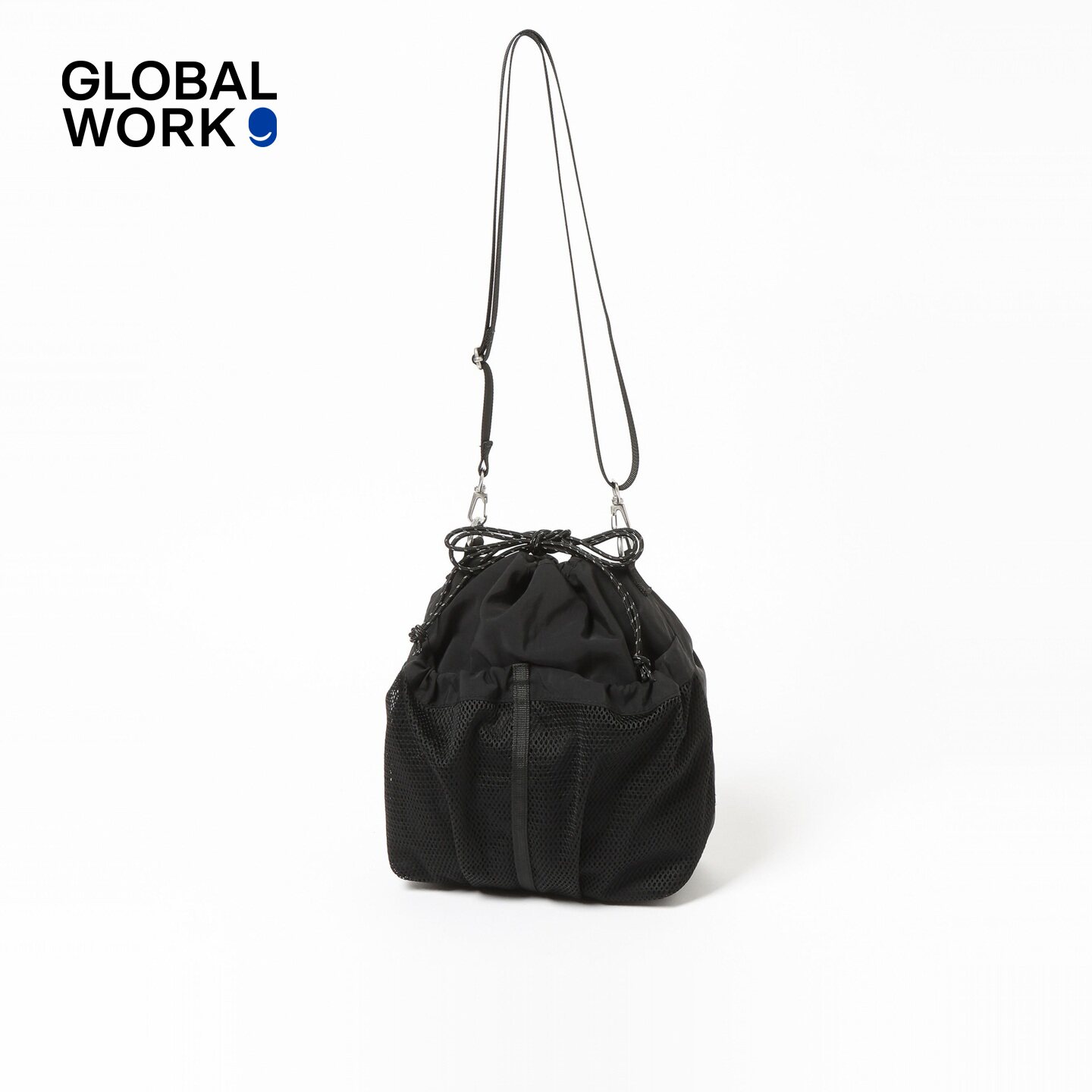 GLOBAL WORK Bag 2026 New Casual Sports Daily Portable Drawstring Design Shoulder Bag 660211