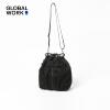 GLOBAL WORK Bag 2026 New Casual Sports Daily Portable Drawstring Design Shoulder Bag 660211
