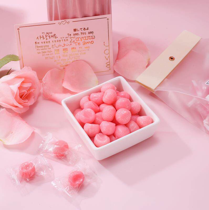 白桃味礼盒装结婚礼网红水果味喜糖 潮巢食品糖果