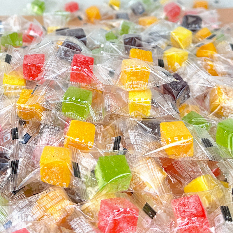 卖萌大叔芒果软糖小方块500g风味网红休闲小零食小吃果汁糖果散装,淘宝优惠券,粉丝福利购,淘宝优惠卷