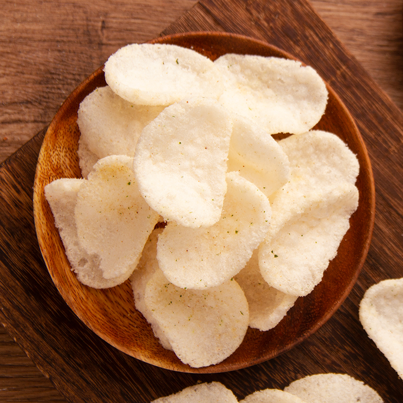 【超值推荐】FINUTE趣莱福蒜味虾片进口一大包零食包