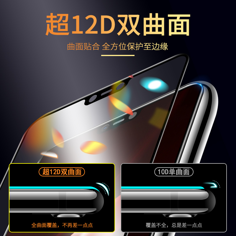 oppor15钢化膜r15x全屏r15梦境版蓝光防摔全包无白边oppr原装人15标准oopor15护眼玻璃高清0pp0r手机15x贴膜r-图3