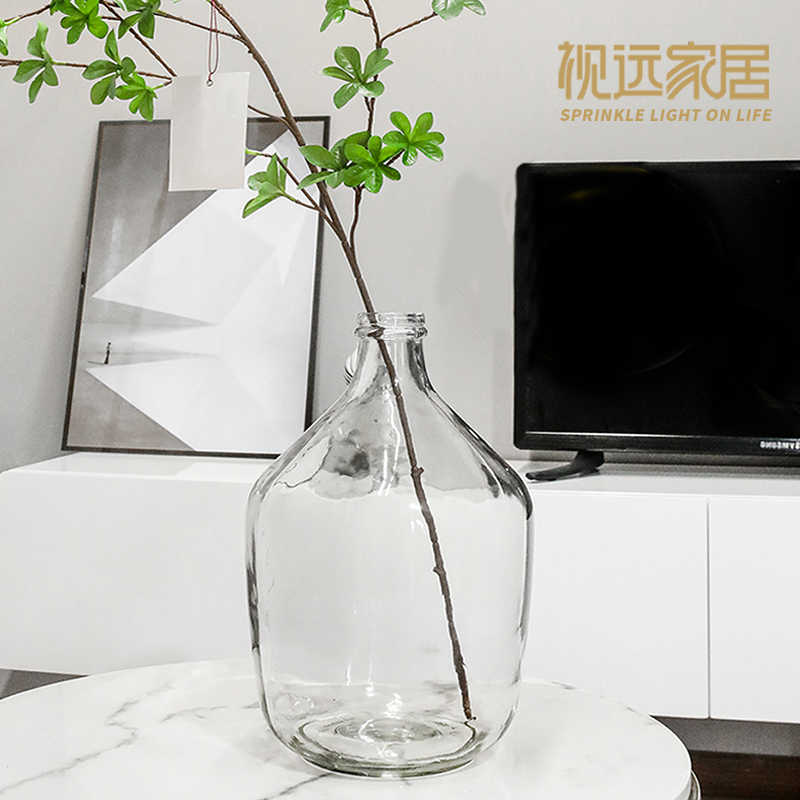 大号透明玻璃花瓶 新人首单立减十元 21年8月 淘宝海外