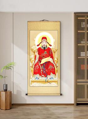 文昌市殿军肖像画卷挂画文曲县星点豆中考金榜题名自习室装饰挂卷