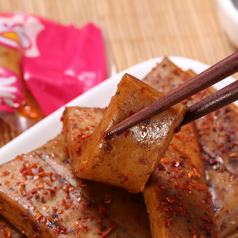 宅妹妹q弹风味手磨散装麻辣豆腐干 宅妹妹豆腐干