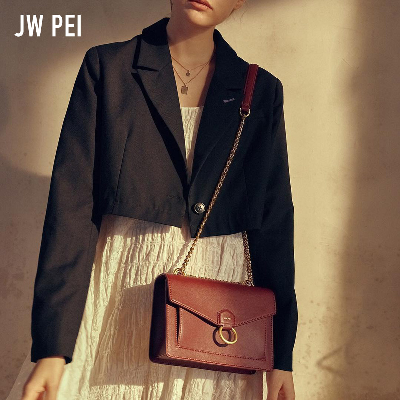 jw pei单肩女腋下20125链条包 JW PEI女士包袋