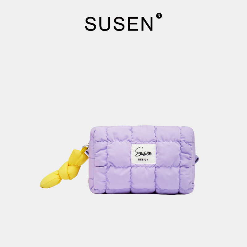 susen糖果色春季零钱大容量化妆包 susen女士包袋