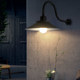 LED wall lamp outdoor doorway industrial and mining waterproof horse bend