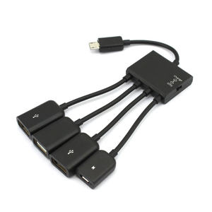 可供电同时OTG数据线手机平板电脑HUB带USB供电转接头二合一适用于台电耐普尔昂达酷比魔方平板