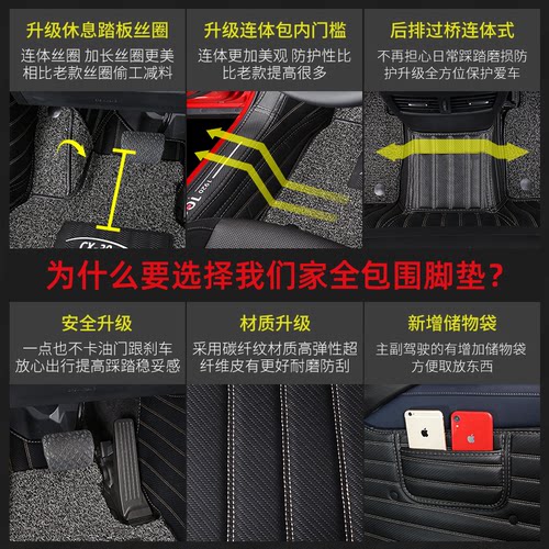 适用于马自达CX30脚垫 全新CX-30改装专用全包围丝圈地毯防水装饰 - 图2